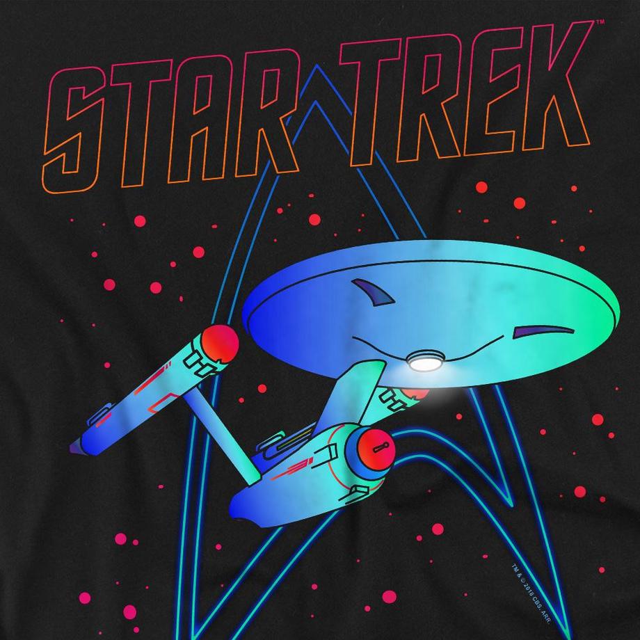 Star Trek Star Trek Bedrucktes Kurzarm T-Shirt  