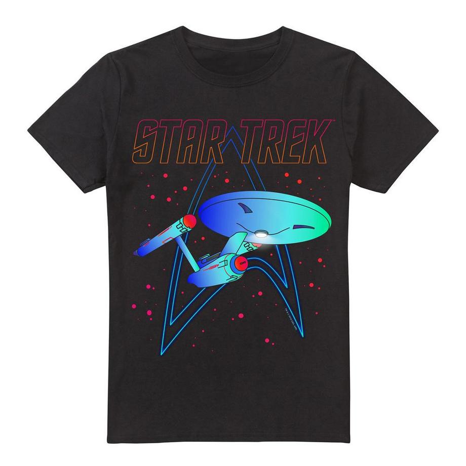 Star Trek Star Trek Bedrucktes Kurzarm T-Shirt  
