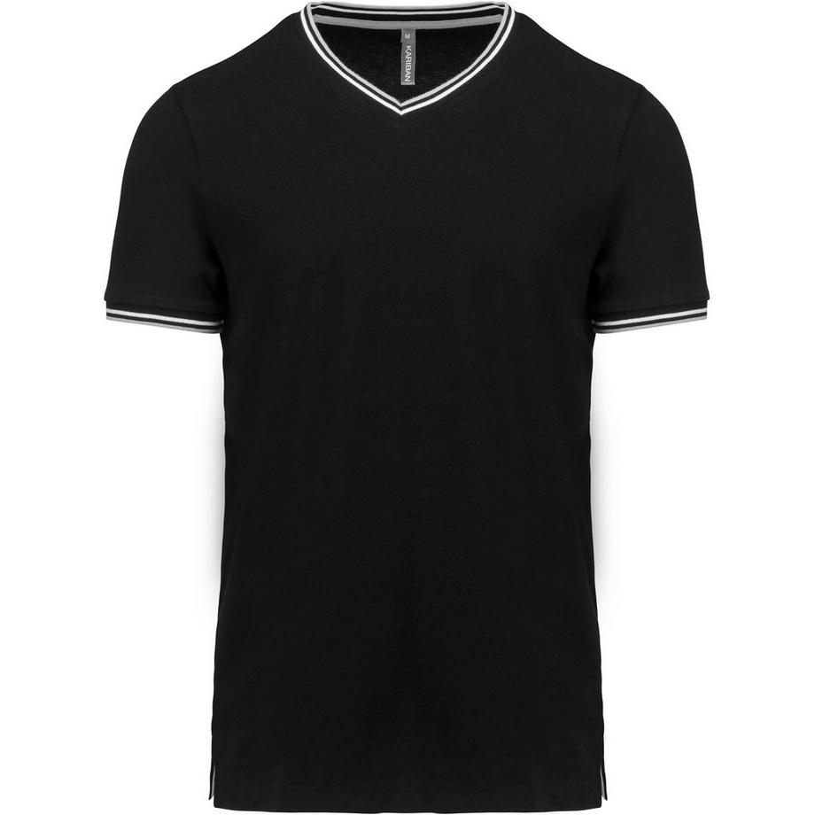 Kariban Piqué V-Ausschnitt T-Shirt  
