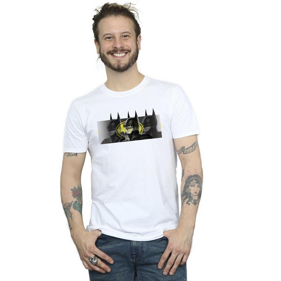 DC COMICS Batman I'm Batman T-Shirt Imprimé Graphique  