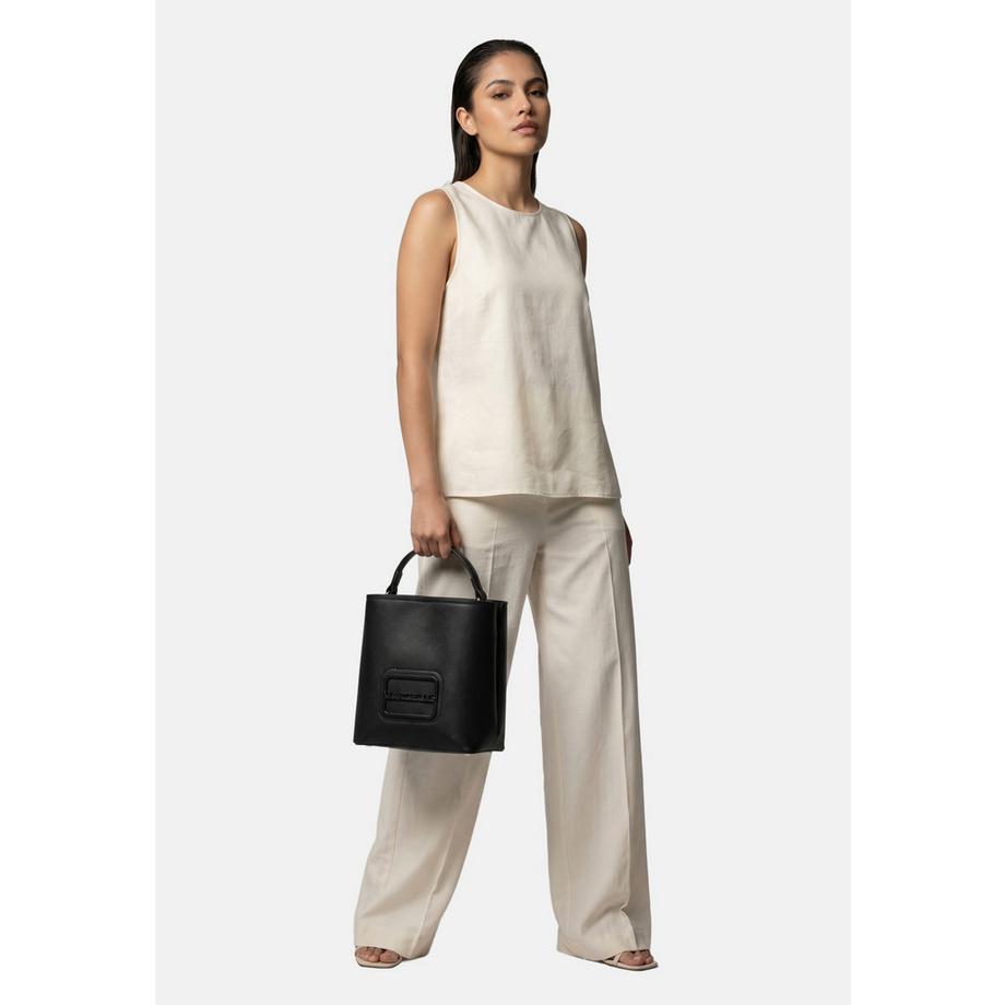 Marc Ellis Deep Bag Handtasche mit Henkel und abnehmbarem Riemen  
