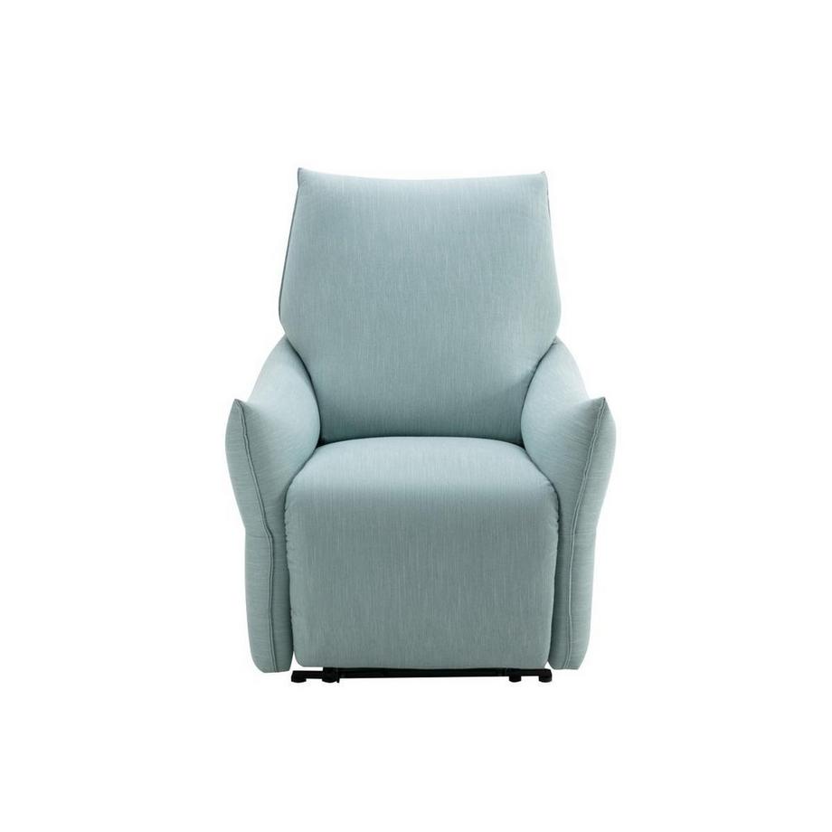 Vente-unique Poltrona relax elettrica in Tessuto Azzurro - MODOC  