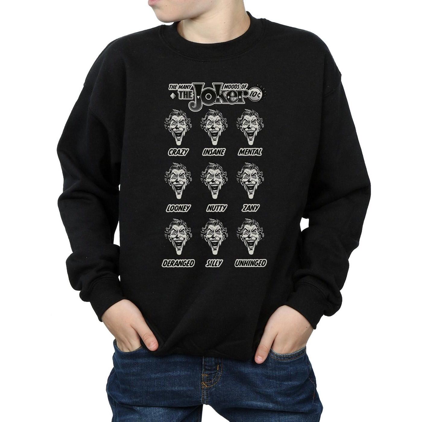 DC COMICS  The Many Moods Of The Joker Sweatshirt 