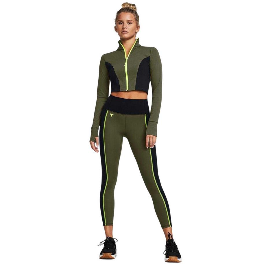 UNDER ARMOUR  Project Rock Jacke, Kurz Geschnitten, Fitnessstudio 