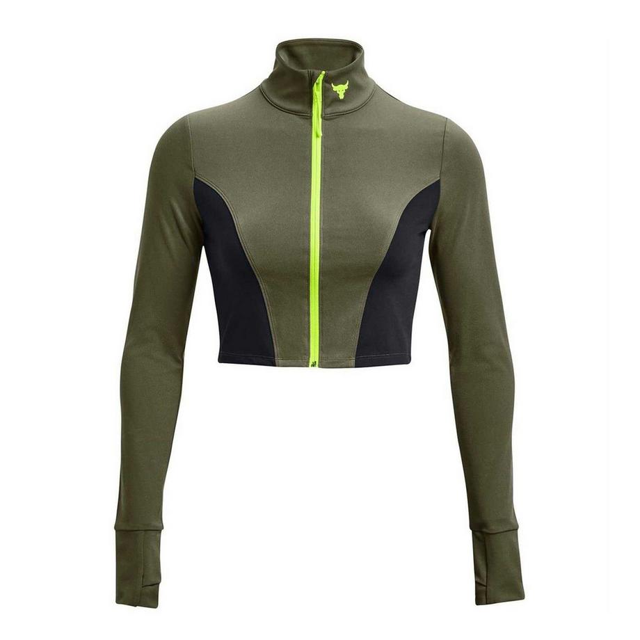 Project Rock Jacke, Kurz Geschnitten, Fitnessstudio