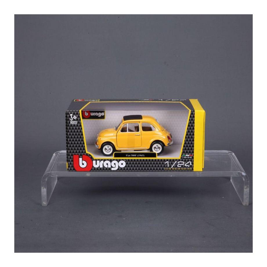 bburago  1:24 Fiat 500 F 1965 Gelb 
