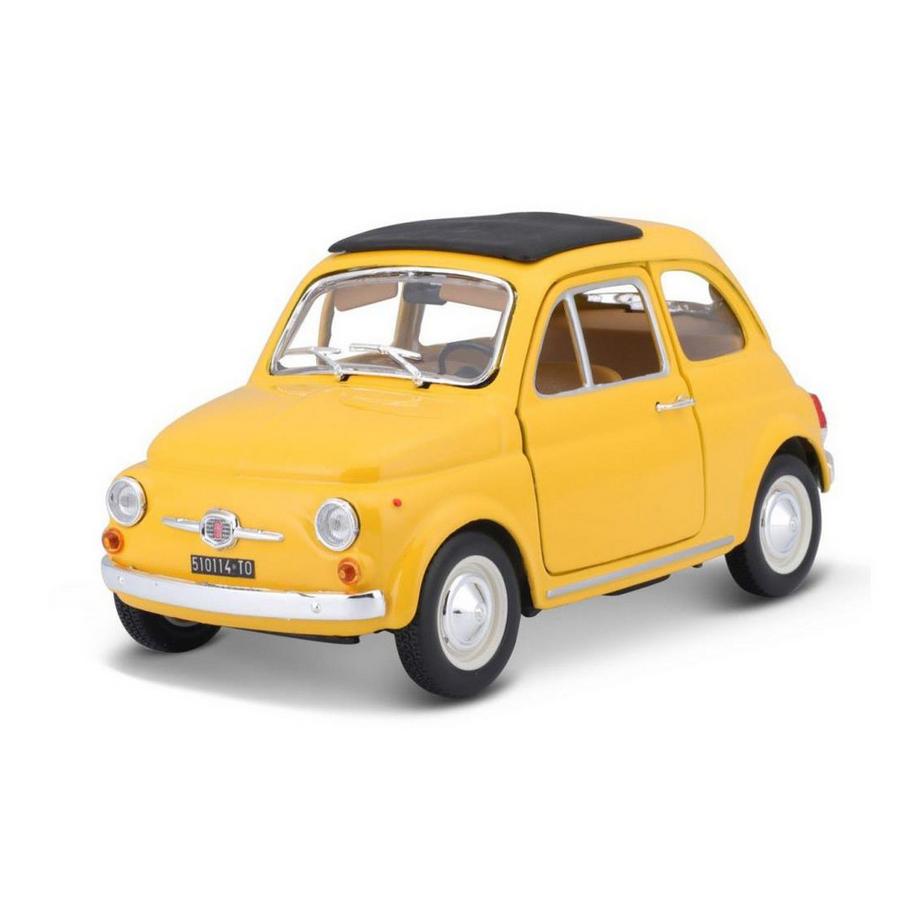 bburago  1:24 Fiat 500 F 1965 Gelb 