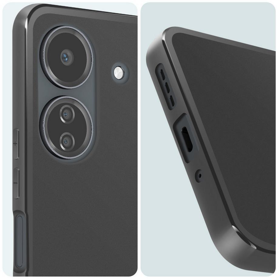Avizar  Coque Xiaomi Redmi 13C Souple Noir 