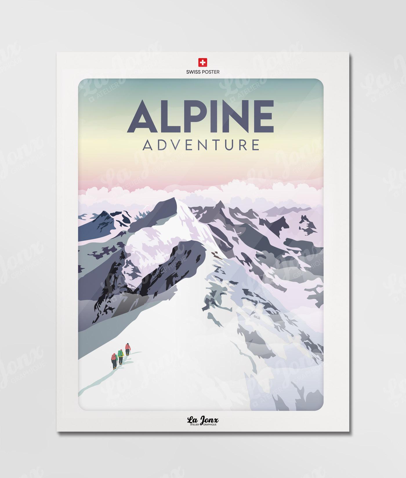 La-Jonx Alpine adventure - Poster  