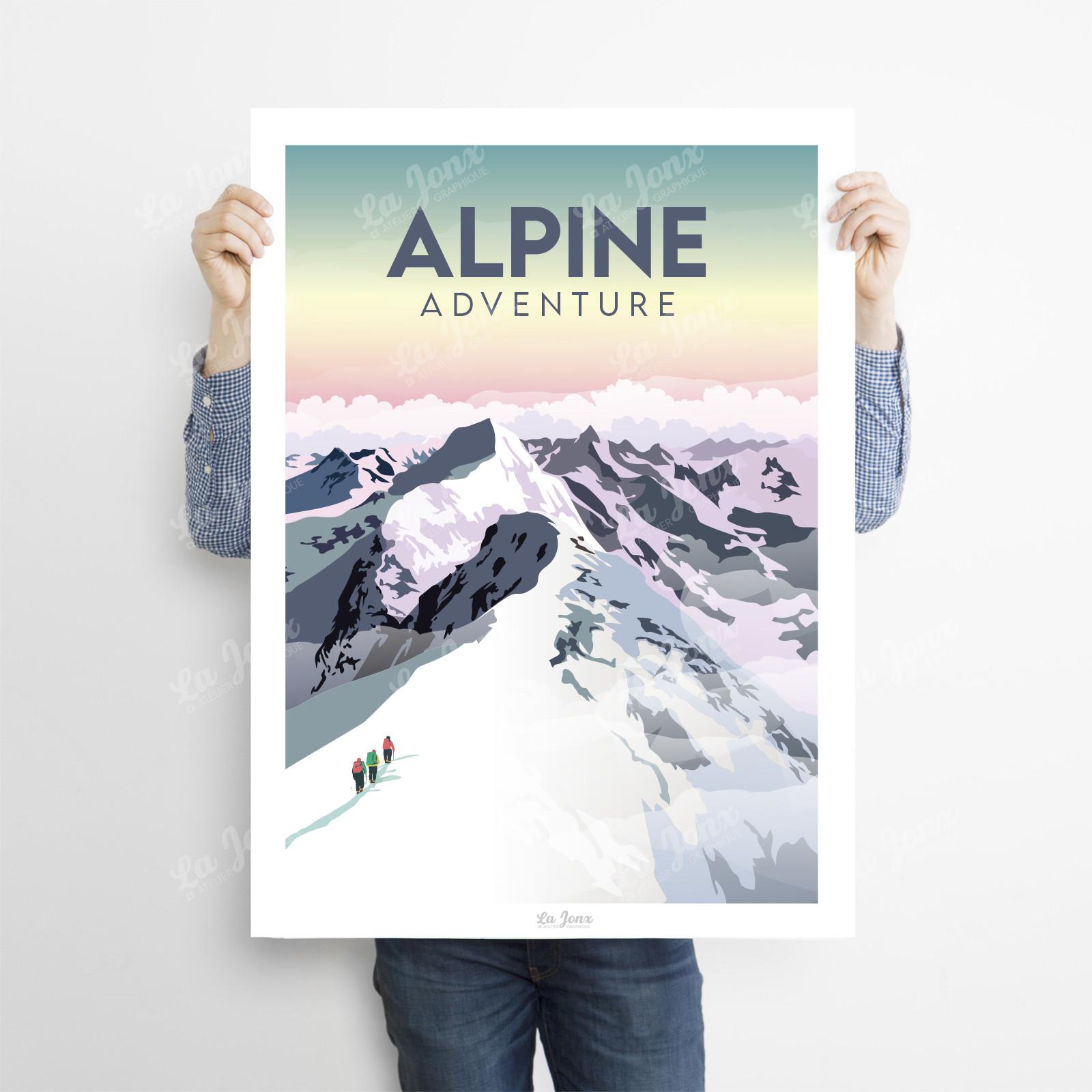 La-Jonx Alpine adventure - Poster  