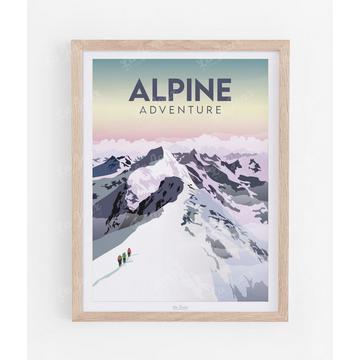 Poster Alpine adventure