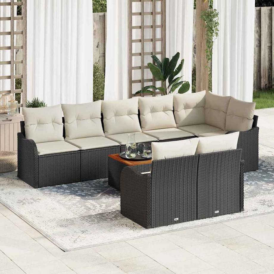 VidaXL Gartensofa poly-rattan  