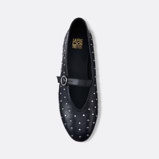 La Redoute Collections  Ballerina aus Leder mit Nieten 