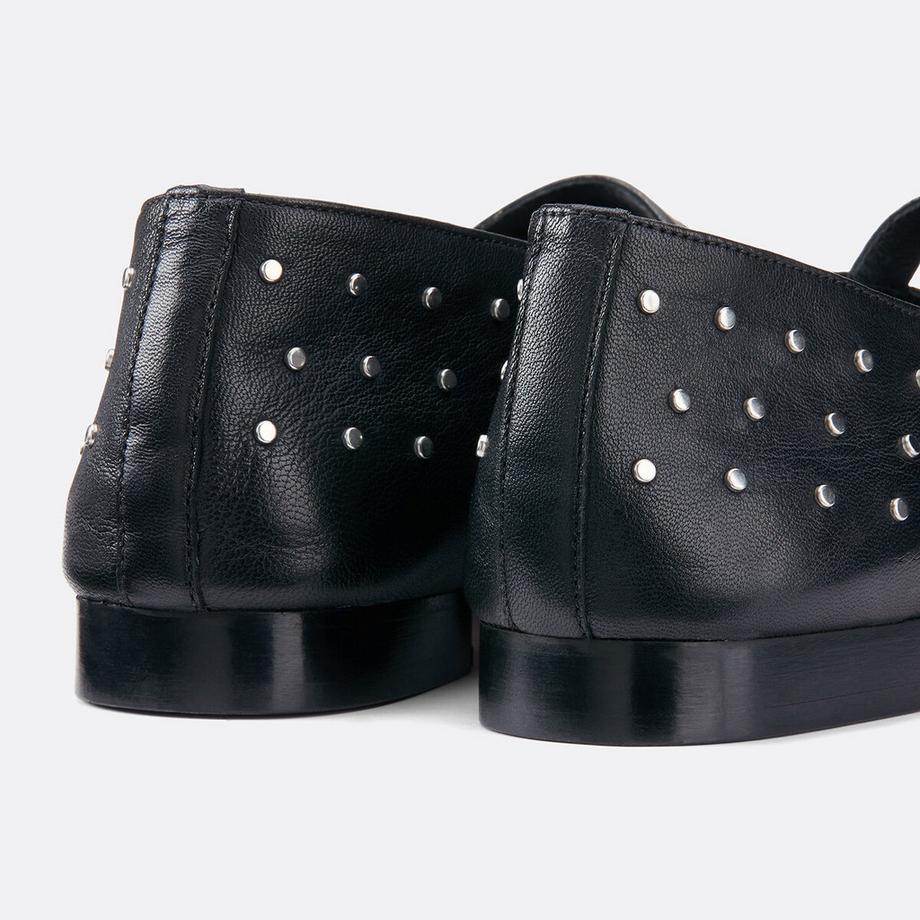 La Redoute Collections Ballerine in pelle con borchie  