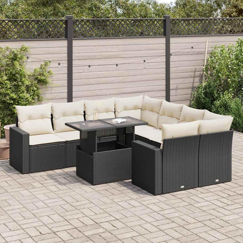 VidaXL Gartensofa set poly-rattan  