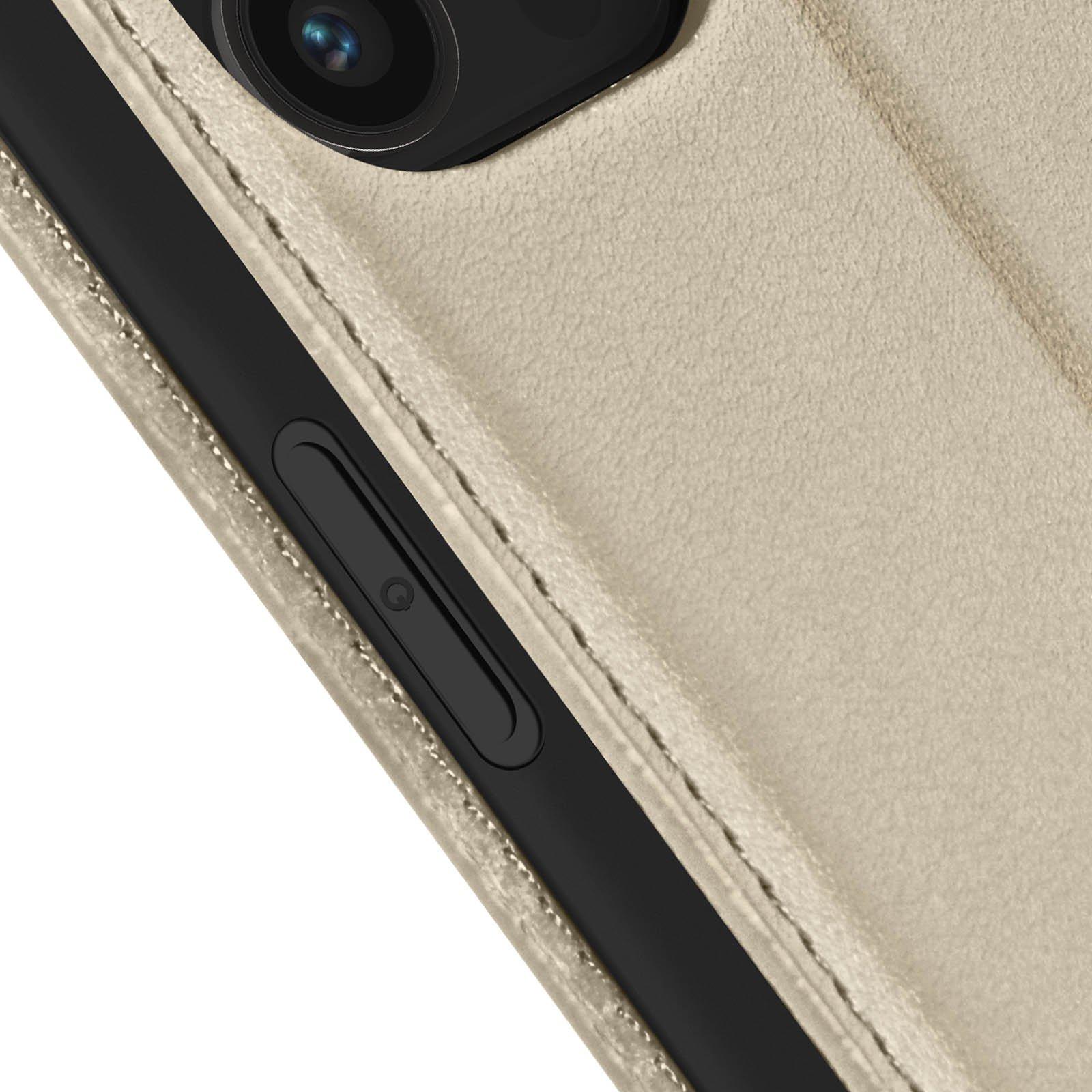 Avizar  Custodia folio iPhone 15 Pro Max oro 