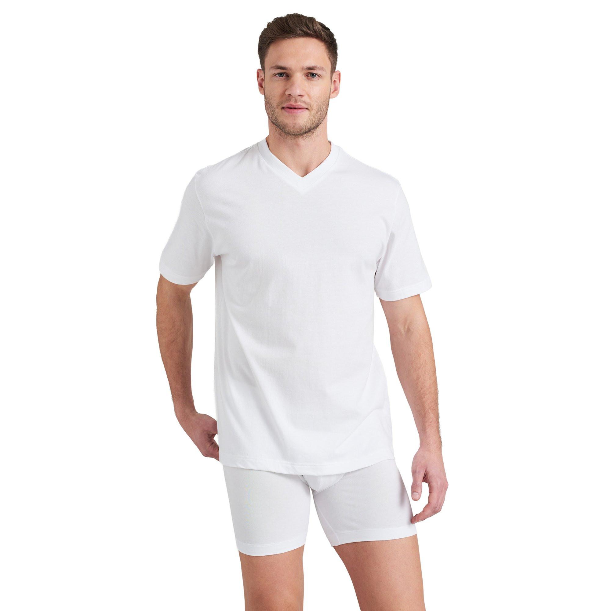 Schiesser T-Shirt Col V Comfort Fit Lot de 2  