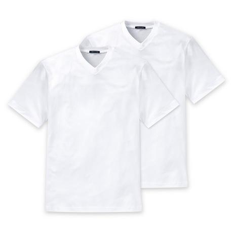 Schiesser T-Shirt Col V Comfort Fit Lot de 2  