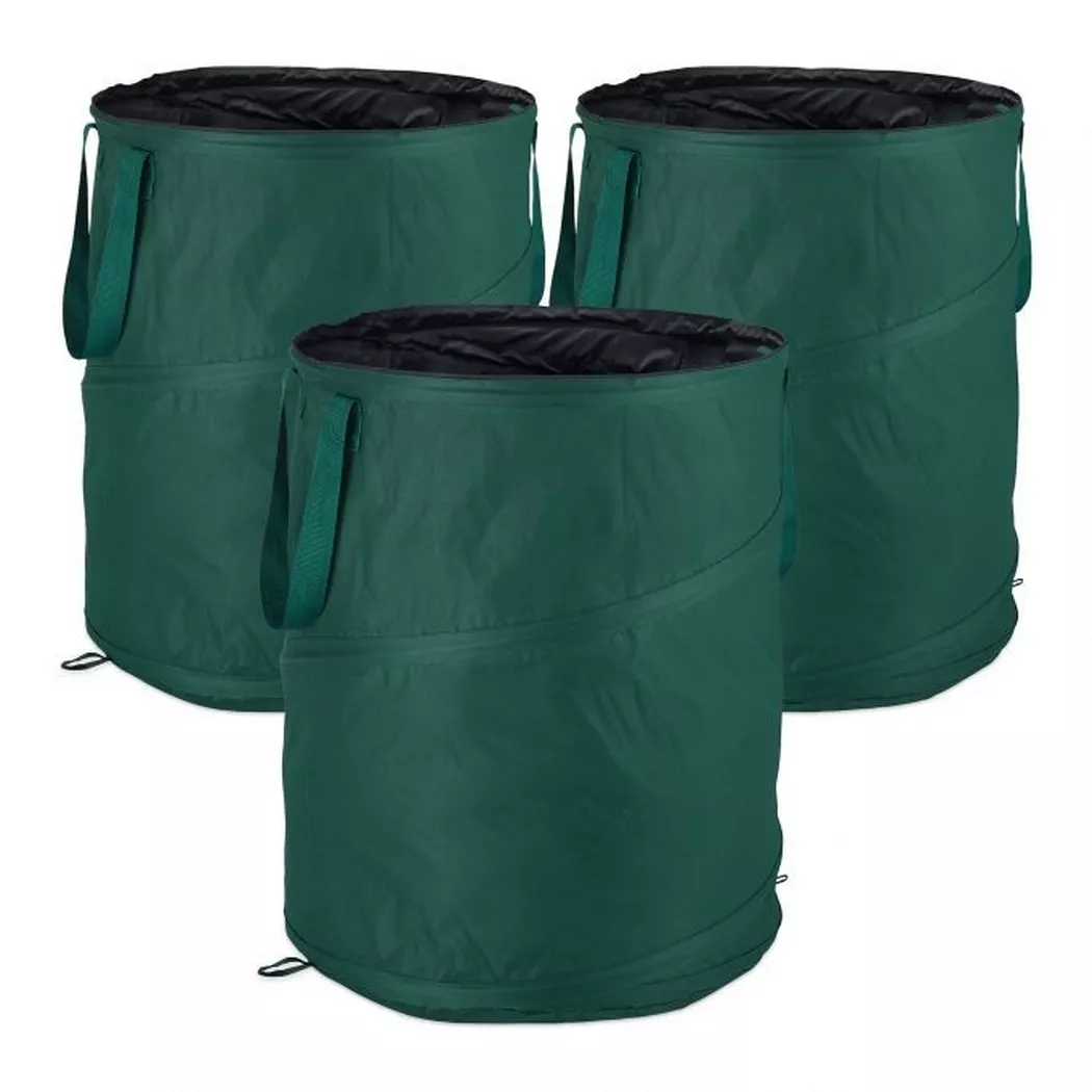 B2X – 160 l Pop-up-Laubbeutel im 3er-Set, 61.5cm