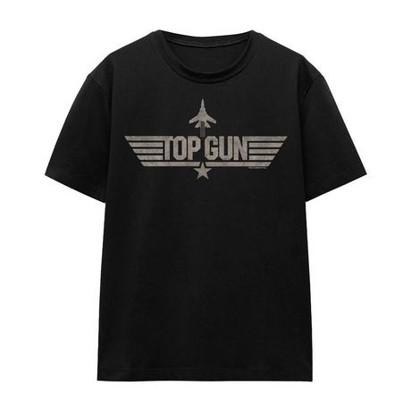 Top Gun Top Gun Logo Print T-Shirt  