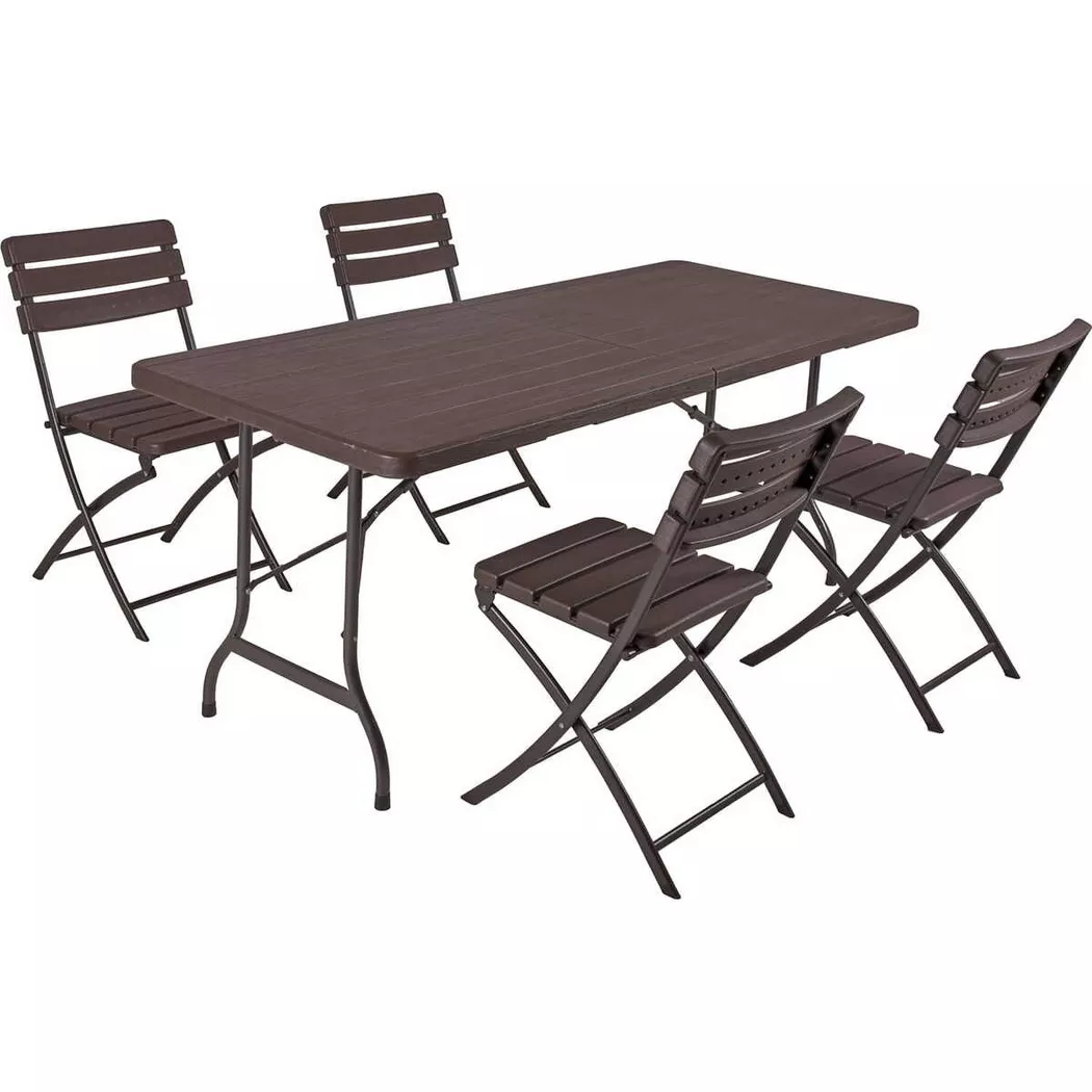 Garden Pleasure Garten-Essgruppe "TABORA" Set, 5 Stk. tlg.
