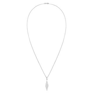 Kuzzoi  Collier Herren Raute Marquise Ornament Used Look 925 Silber 