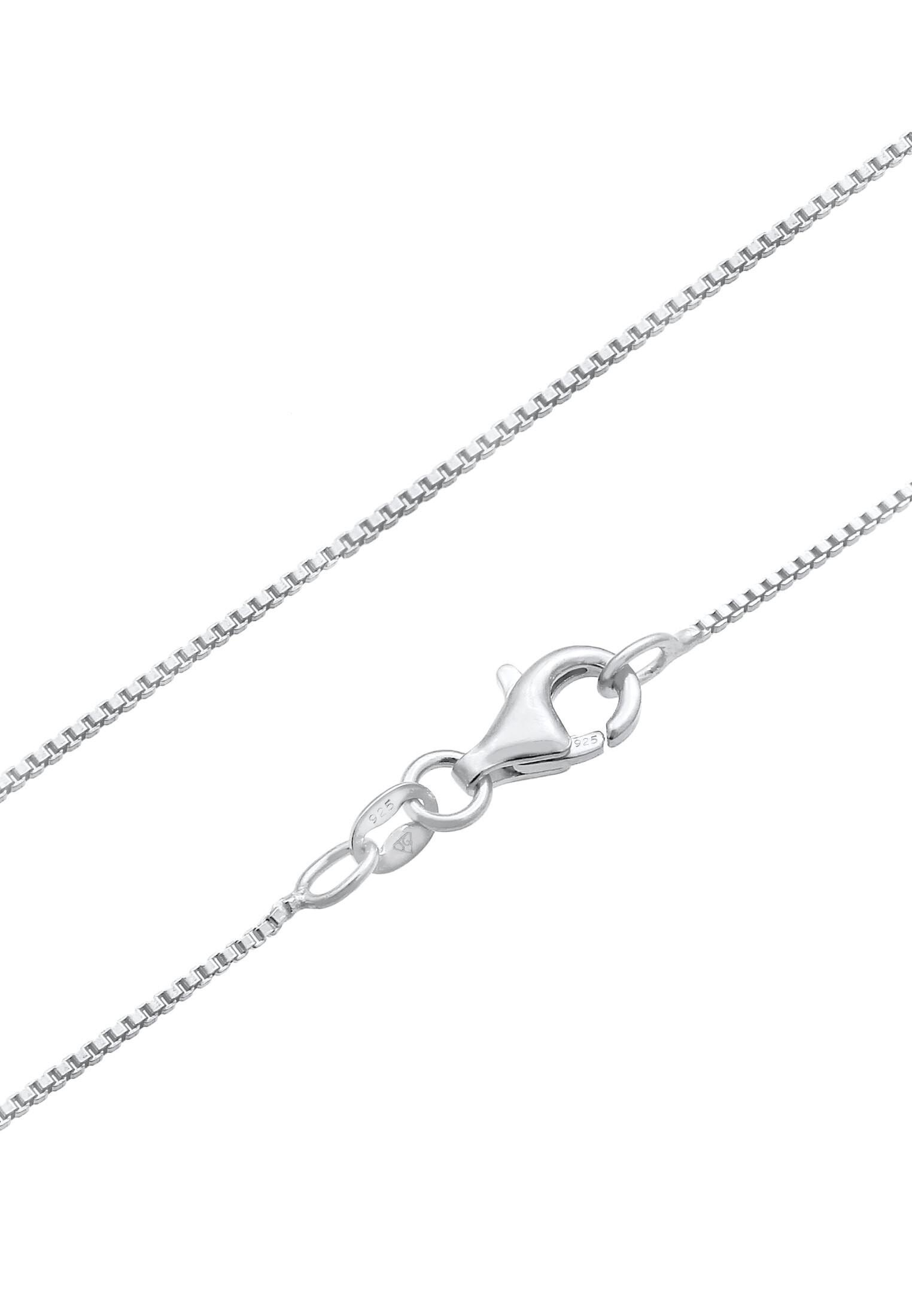 Kuzzoi  Collier Herren Raute Marquise Ornament Used Look 925 Silber 