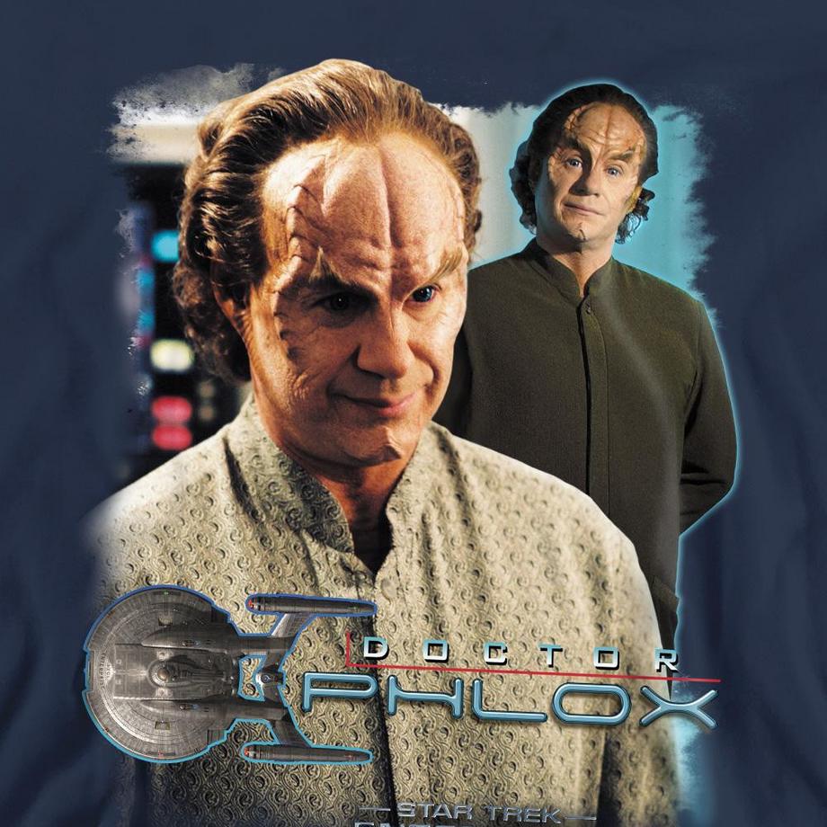 Star Trek Star Trek Enterprise Doctor Phlox Felpa  
