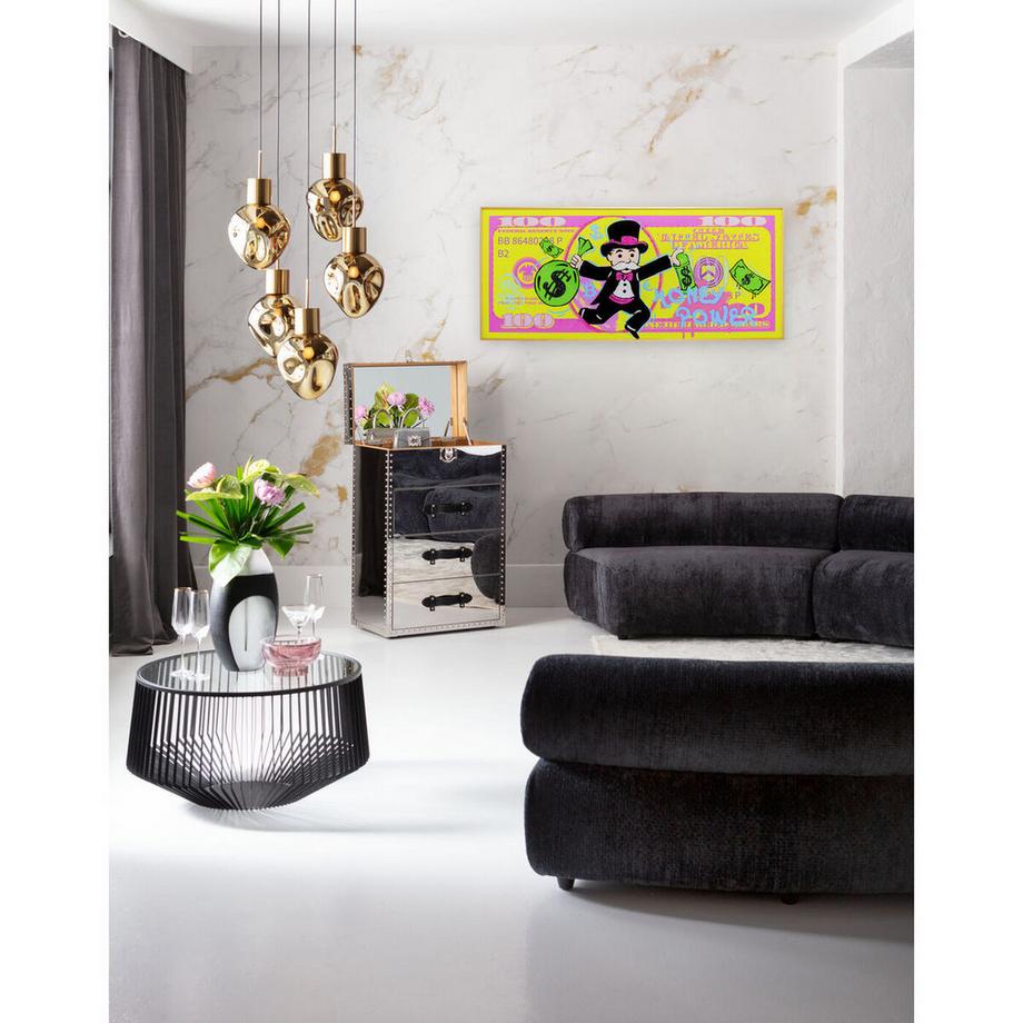 KARE Design Quadro incorniciato Graffiti Money 70x160  