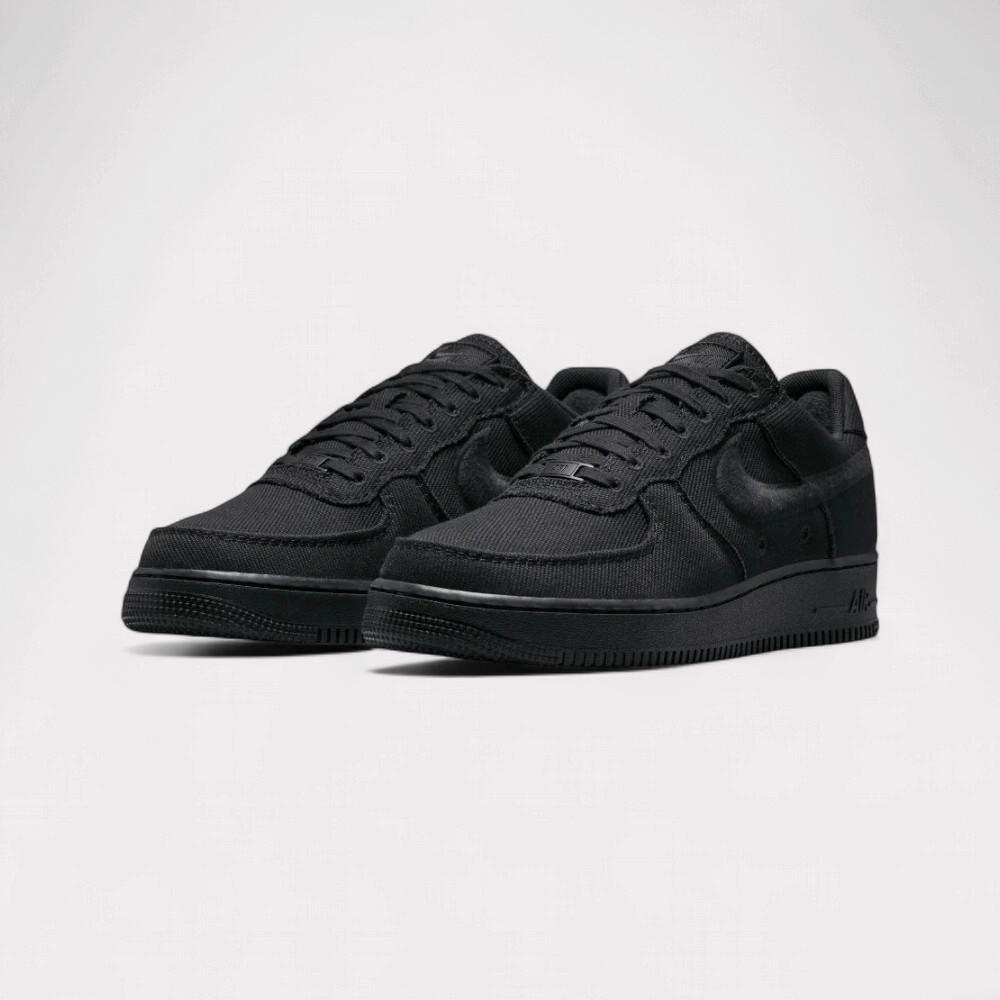 NIKE  Air Force 1 Low - Black Canvas 