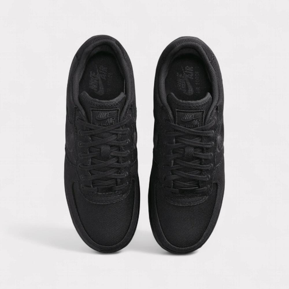 NIKE  Air Force 1 Low - Black Canvas 