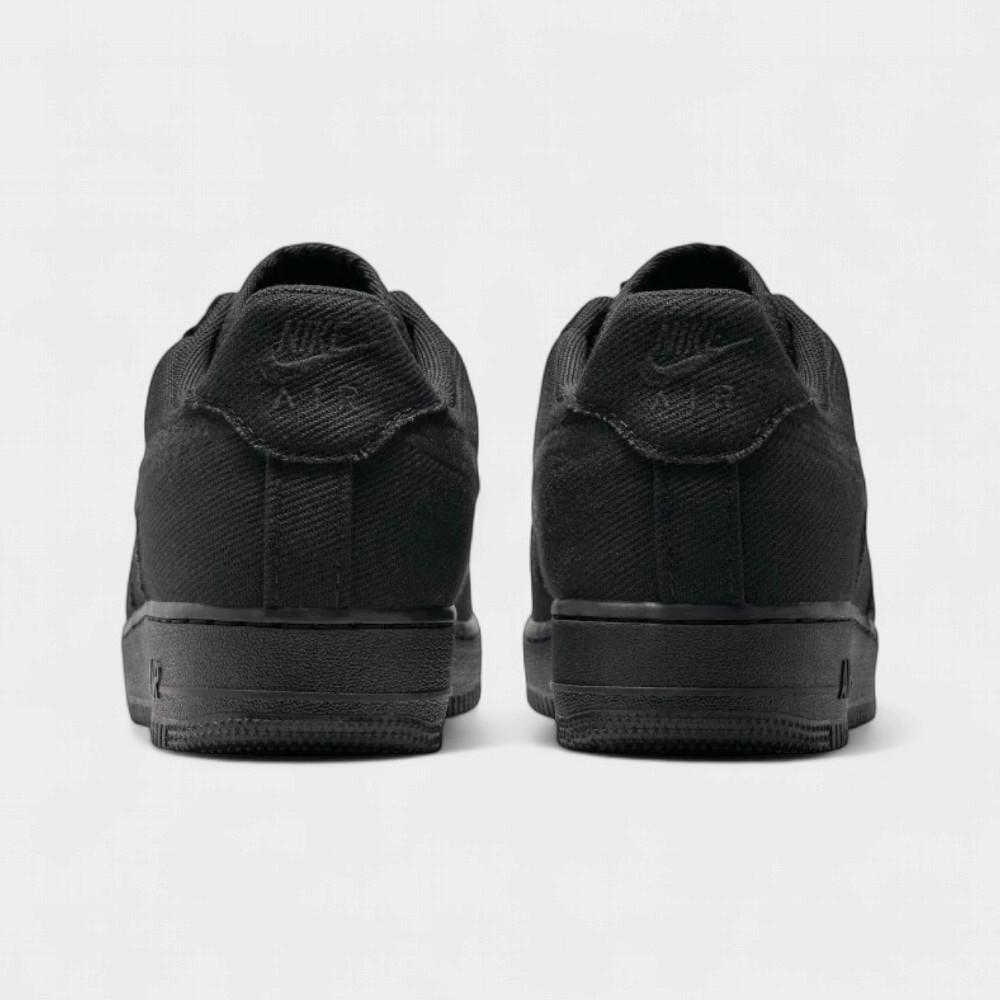 NIKE  Air Force 1 Low - Black Canvas 