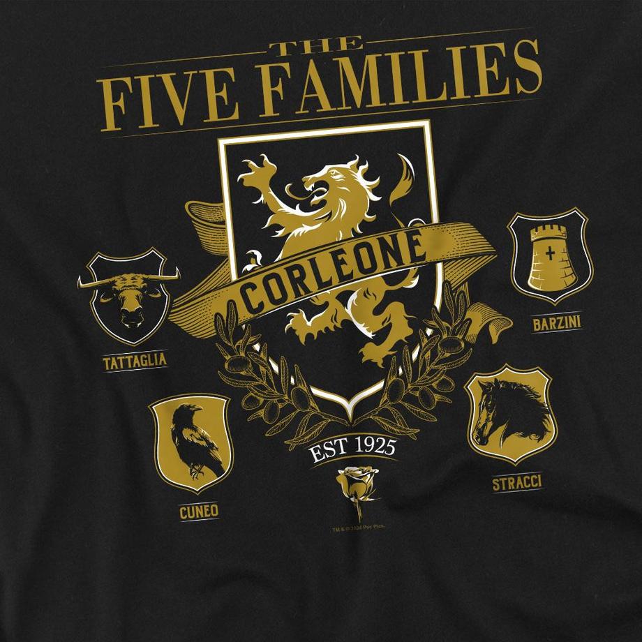 The Godfather Five Families Bedrucktes T-Shirt  