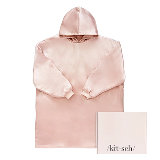 Kitsch Satinhoodie Glazey Blush  