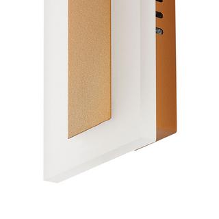 Beliani Lampe murale LED pour l'extérieur en Acier Moderne ROSALIE  