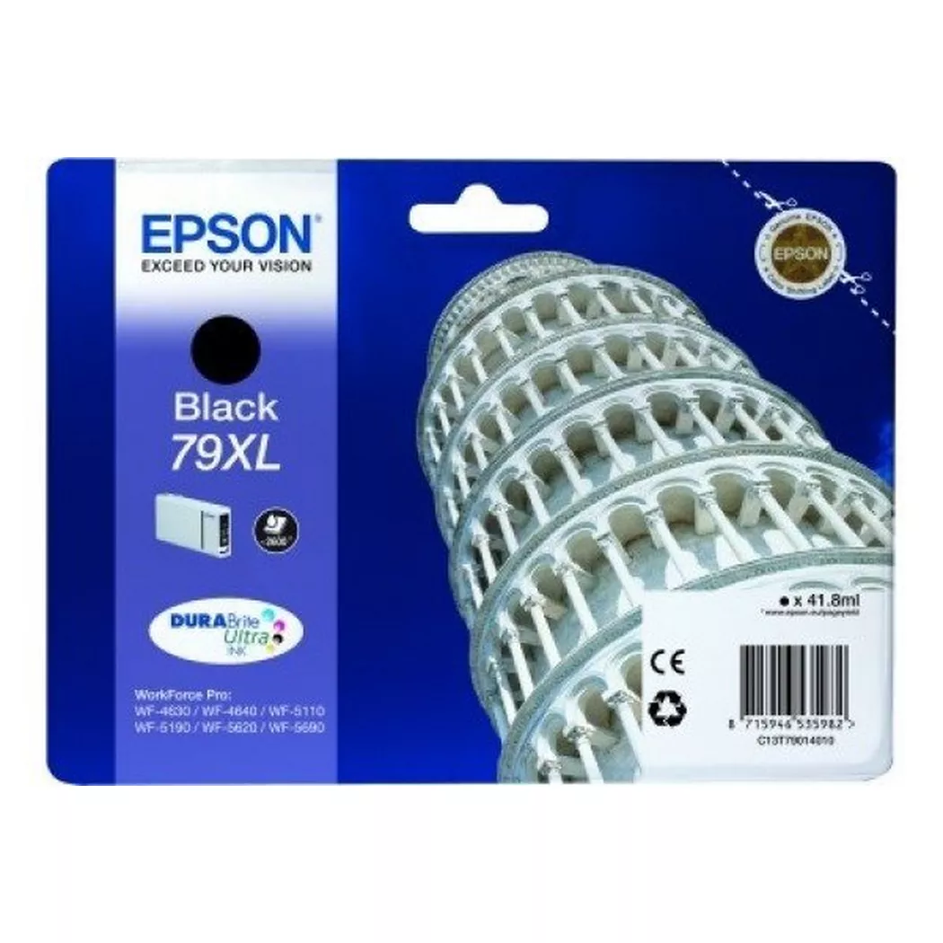 Epson – Tintenpatrone XL schwarz T790140 WF 5110/5620 2600 Seiten, One Size
