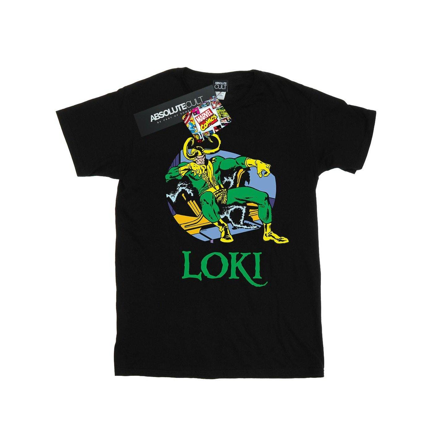 MARVEL  Tshirt LOKI THRONE 