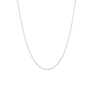 Kuzzoi  Halskette Basic Gliederkette Gedreht 925 Silber 