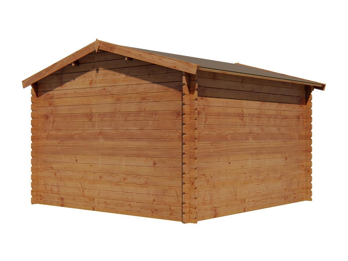 Vente-unique Casetta da giardino 8,8 m² spessore 28 mm in Legno con trattamento autoclave - HORTUSA  