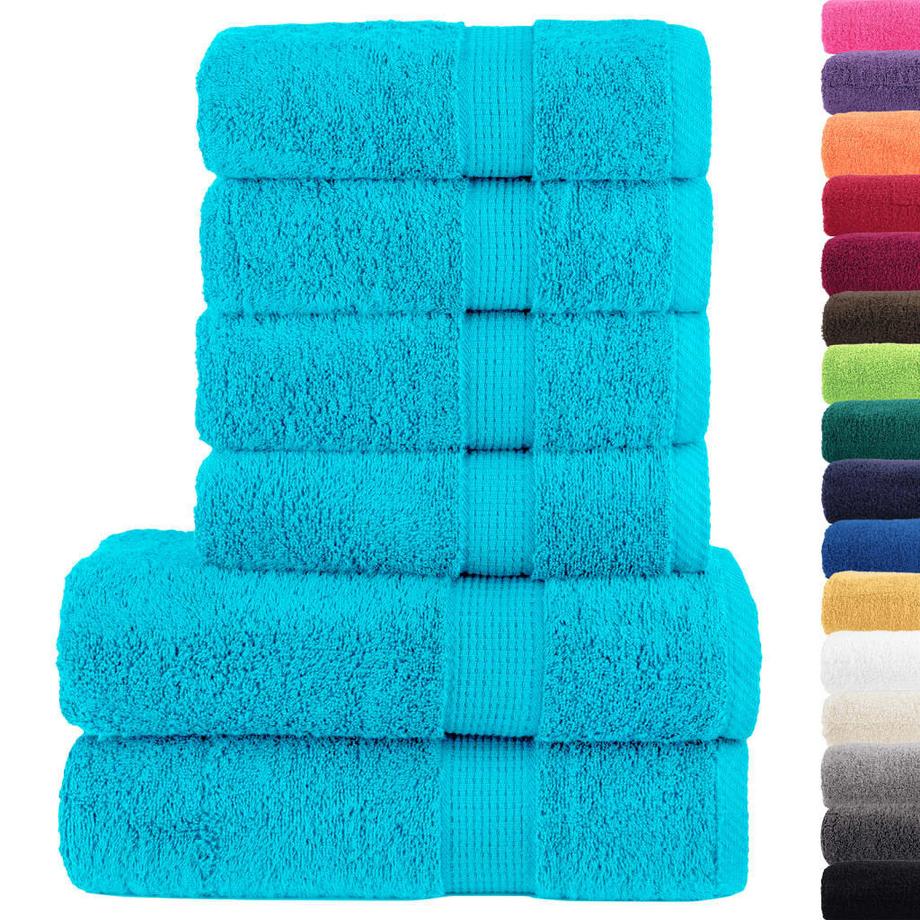 VidaXL set di asciugamani Cotone  