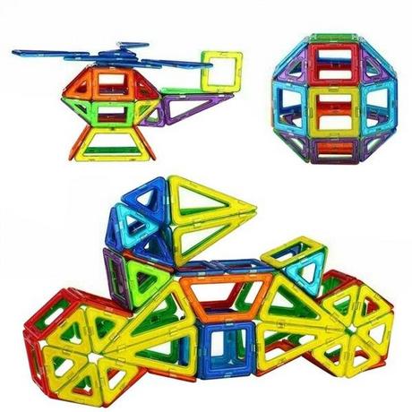 Gameloot  Parti magnetiche da costruzione - Un regalo perfetto per i bambini (110 pezzi) 