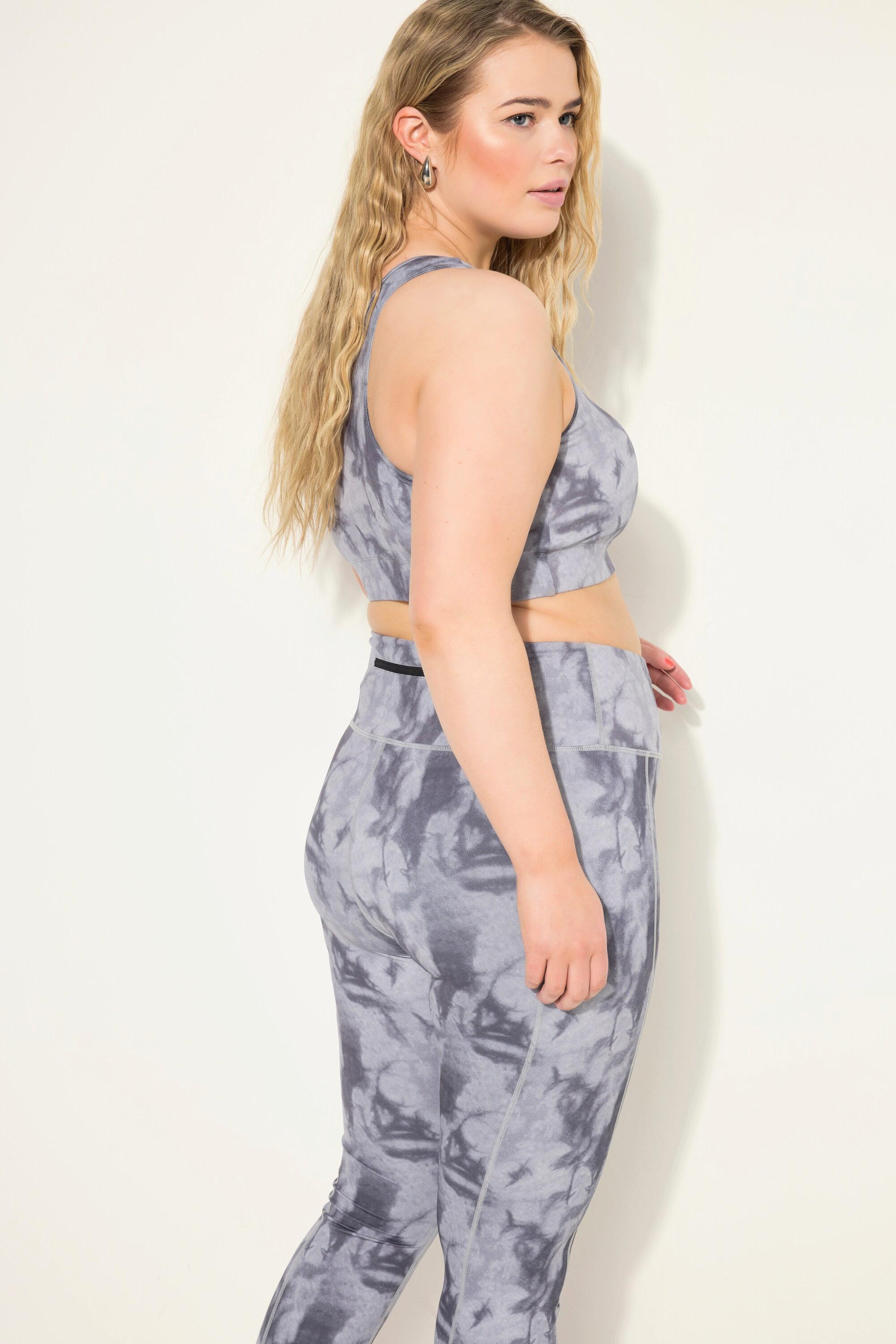 Studio Untold Brassière de sport bonnets souples imprimé batik dos nageur  