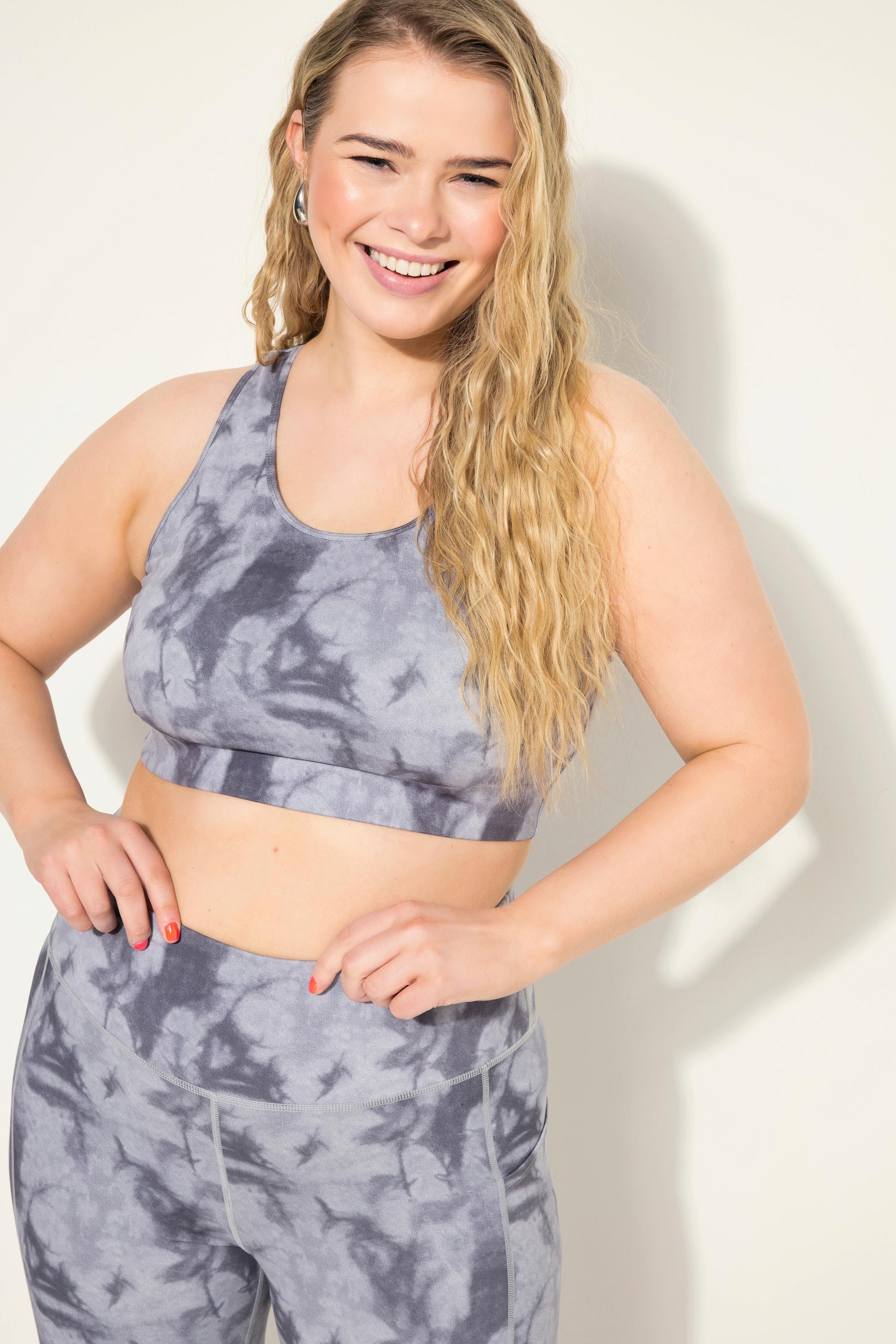 Studio Untold Sport Bustier Softcups Batik Print Racerback  