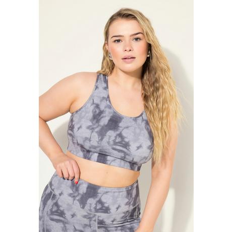 Studio Untold Brassière de sport bonnets souples imprimé batik dos nageur  