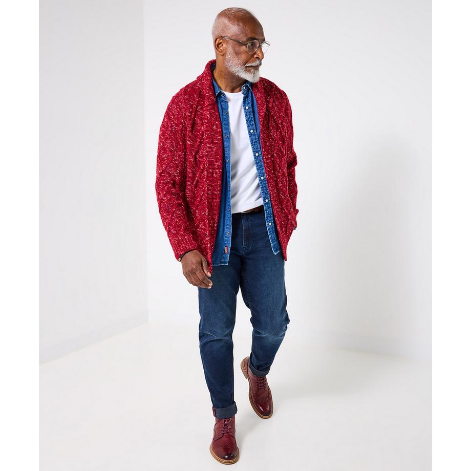 Joe Browns Cardigan a Treccia con Bottoni a Olivetta  