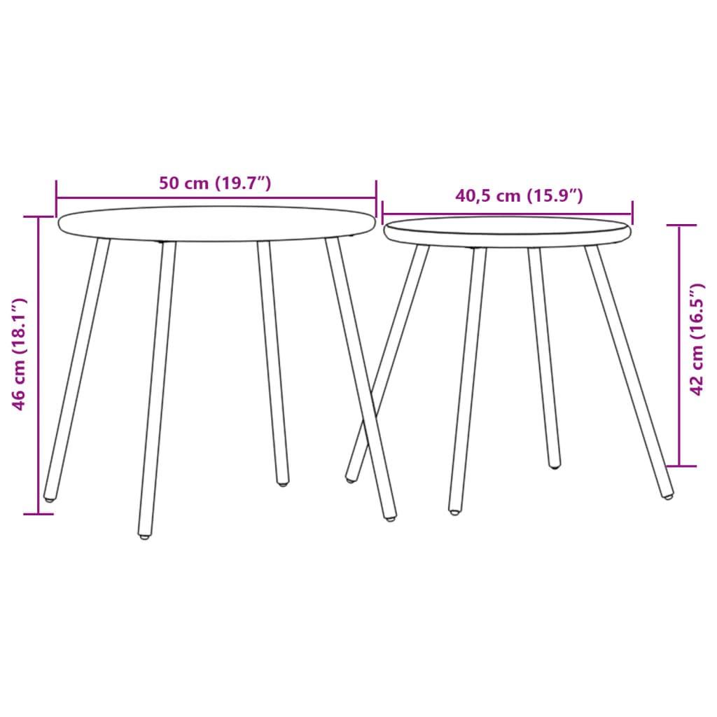 VidaXL Garten couchtisch stahl  