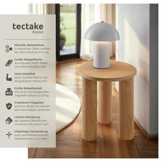 Tectake Tavolino Sisi Rotondo  