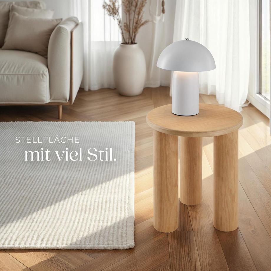 Tectake Tavolino Sisi Rotondo  