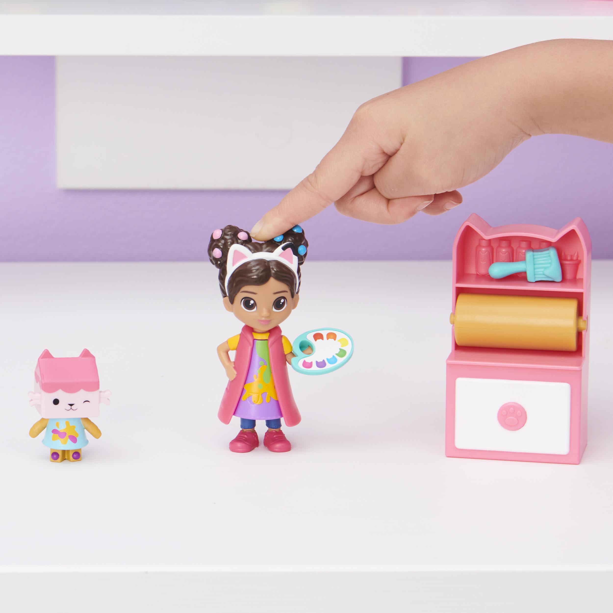 Spin Master  Gabby's Dollhouse Cat-tivity Bastel und Kunst Set mit Gabby und Baby Box 