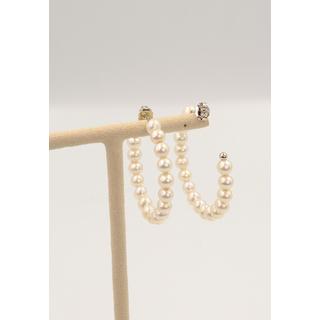 MUAU Schmuck  Boucles d'oreilles argent 925 perle d'eau douce 5-5.5mm 